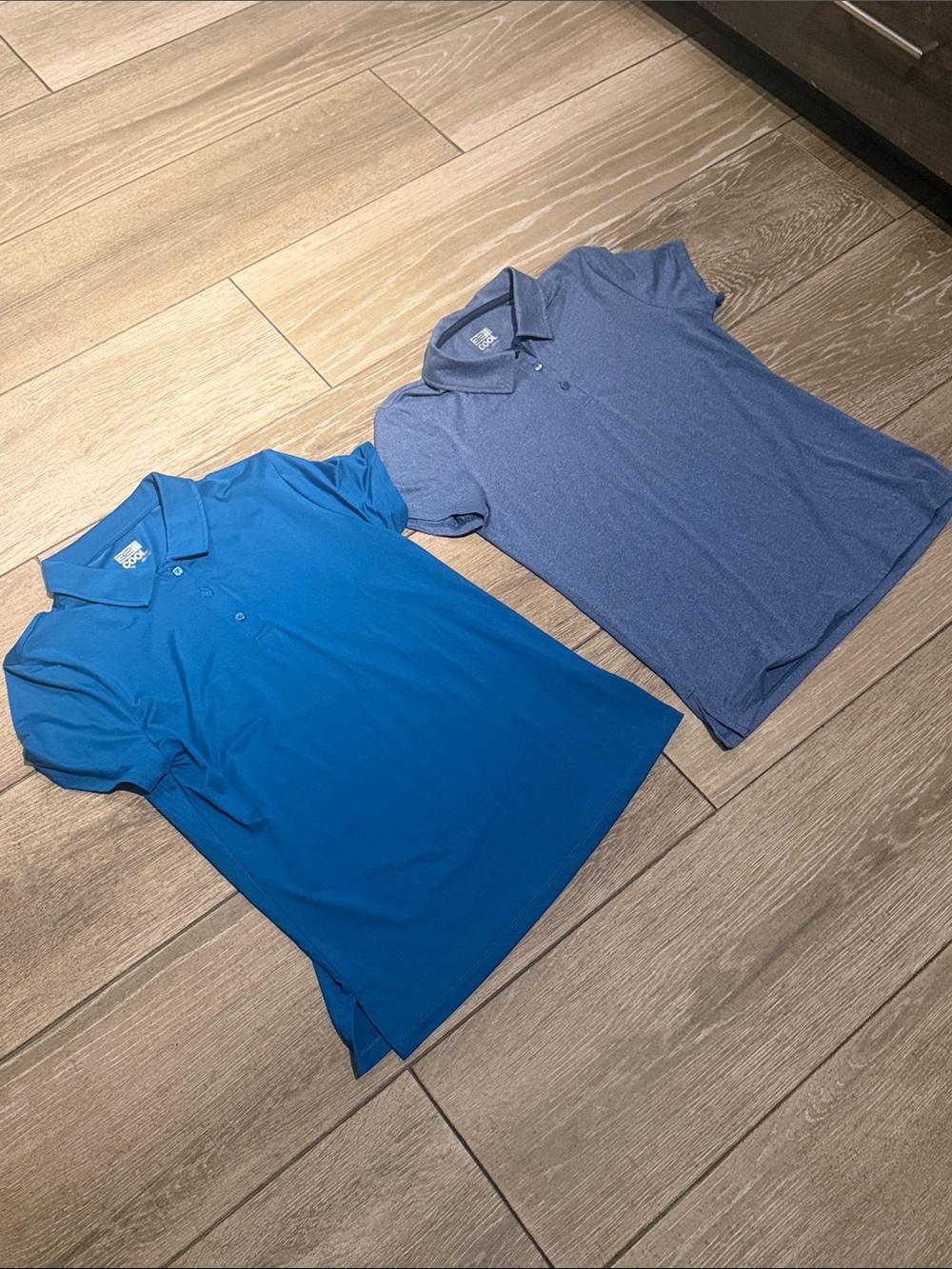 32 Degrees Women's Polo Set - Bright Blue & Heather Blue